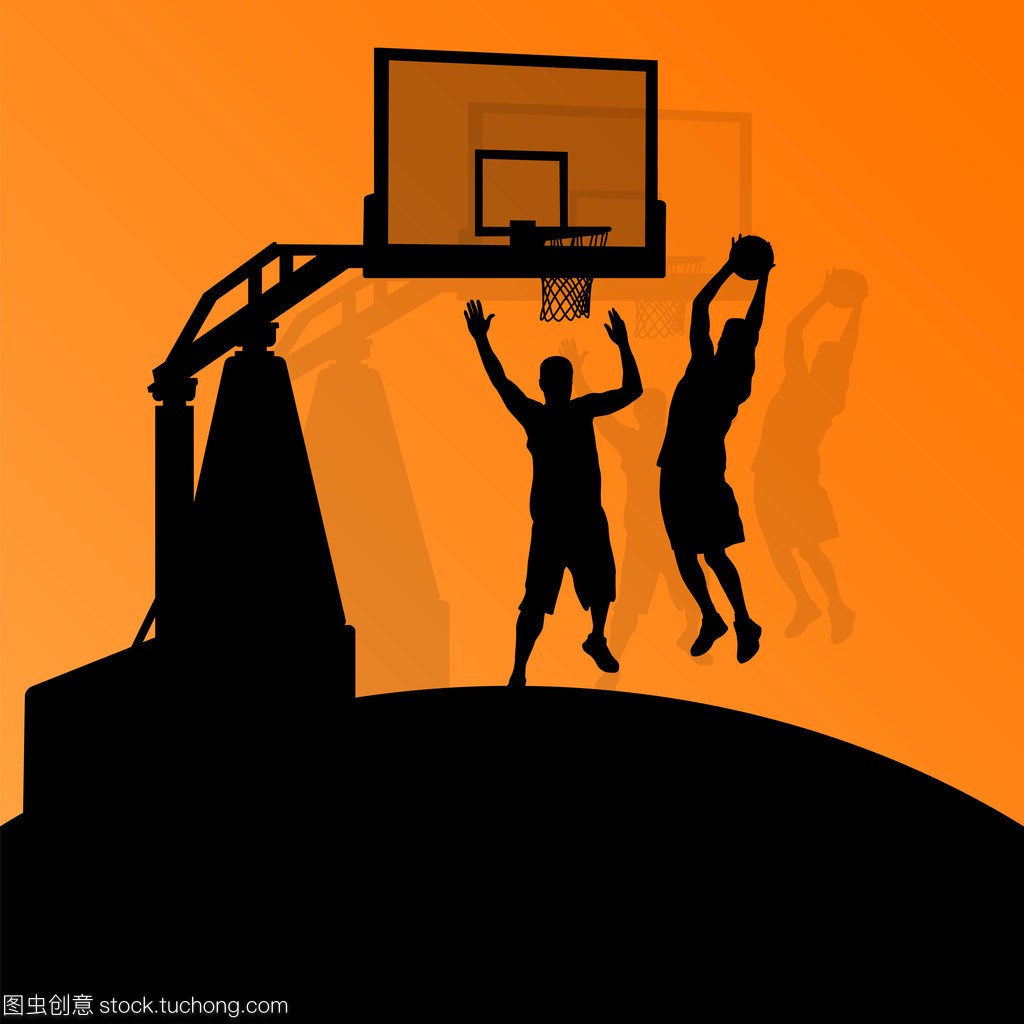 篮球场上的